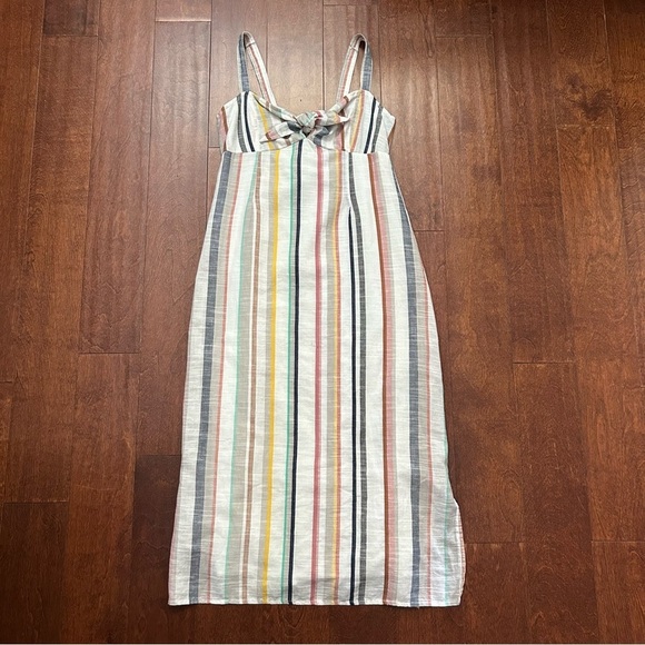 Poetry Striped Multicolor Sleeveless Dress, Size 8 - Picture 1 of 11